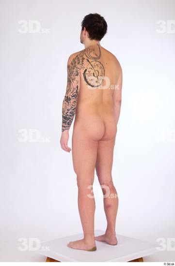 Whole Body Man White Nude Average Standing Studio photo references