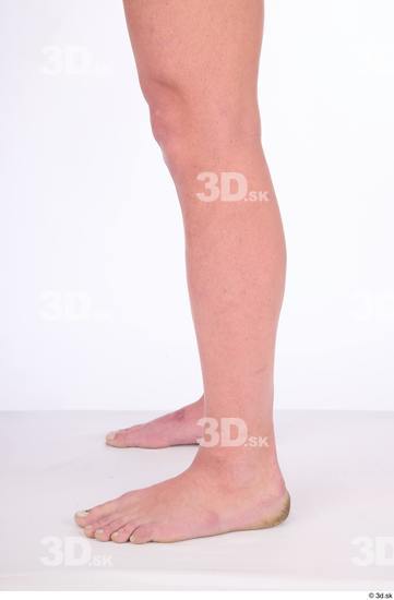 Calf Man White Nude Average Studio photo references