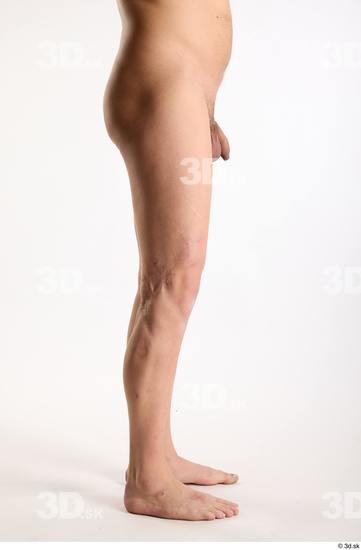 Leg Man White Nude Average Studio photo references