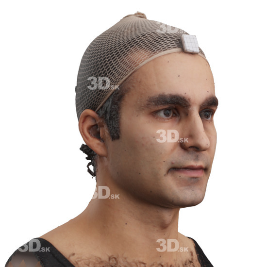 Head Man 3D Phonemes And Emotions Arab