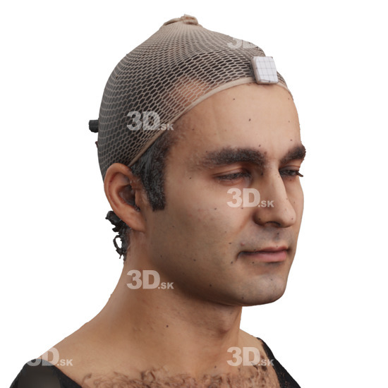 Head Man 3D Phonemes And Emotions Arab