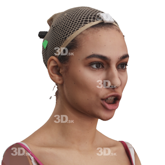 Woman 3D Phonemes And Emotions Arab