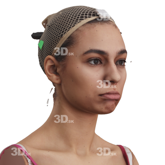 Woman 3D Phonemes And Emotions Arab