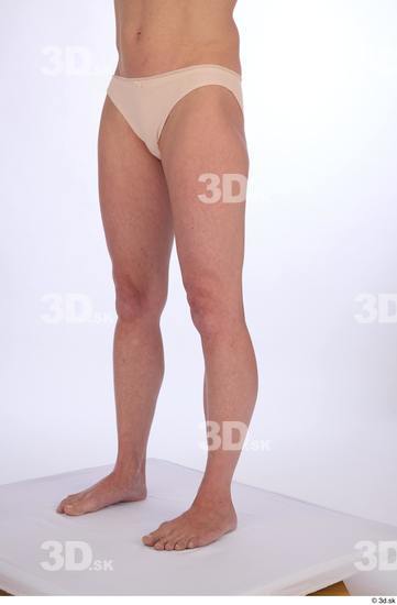 Leg Woman White Underwear Athletic Studio photo references