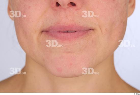 Mouth Woman White Athletic Studio photo references