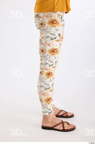 Leg Woman White Casual Athletic Leggings Studio photo references