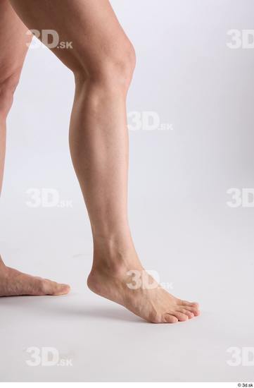 Calf Woman White Nude Athletic Studio photo references