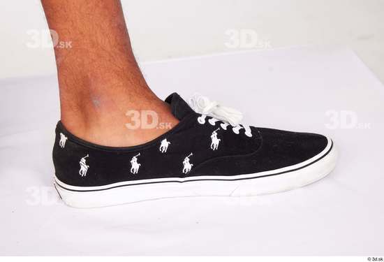 Foot Man Black Casual Athletic Studio photo references