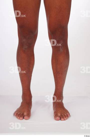 Calf Man Black Athletic Studio photo references