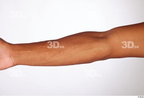 Forearm Man Black Athletic Studio photo references