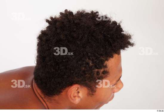 Hair Man Black Athletic Studio photo references