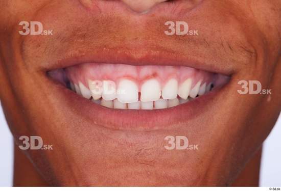 Teeth Man Black Athletic Studio photo references