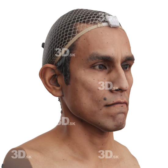 Head Man 3D Phonemes And Emotions Hispanic