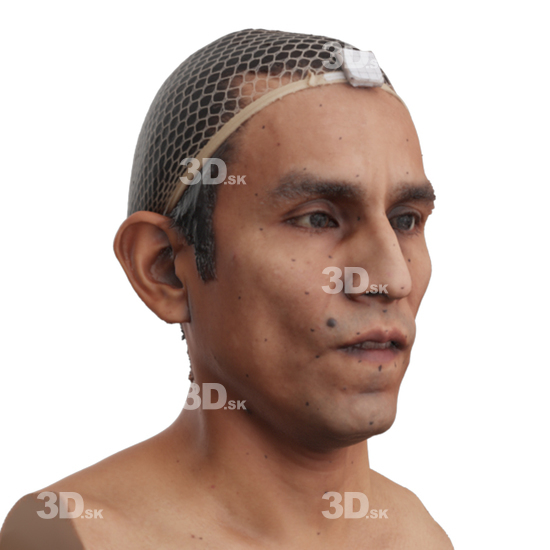 Head Man 3D Phonemes And Emotions Hispanic