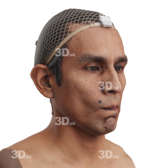 Head Man 3D Phonemes And Emotions Hispanic