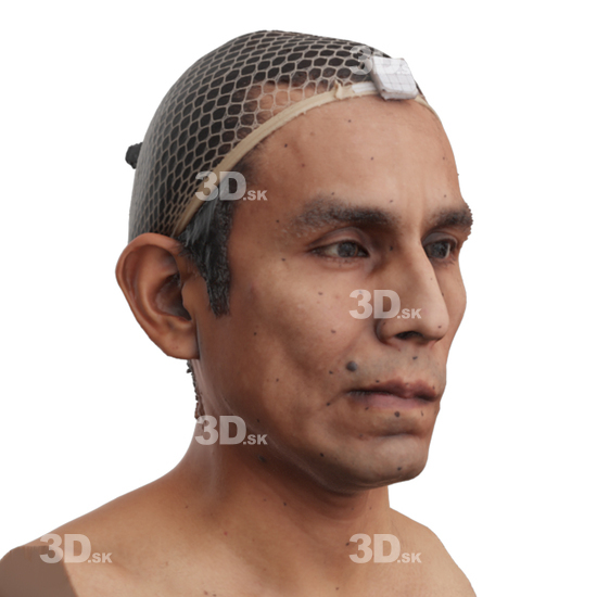 Head Man 3D Phonemes And Emotions Hispanic