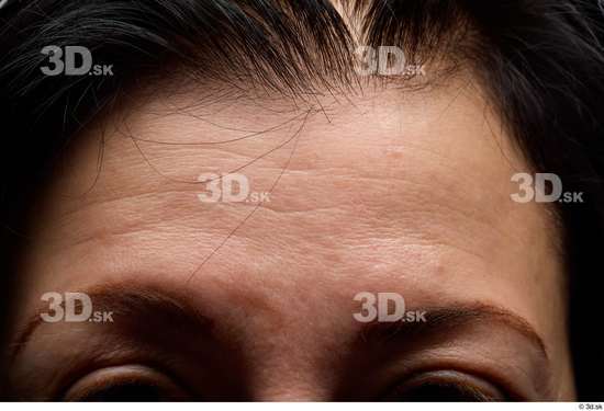 Face Woman White Slim Face Skin Textures