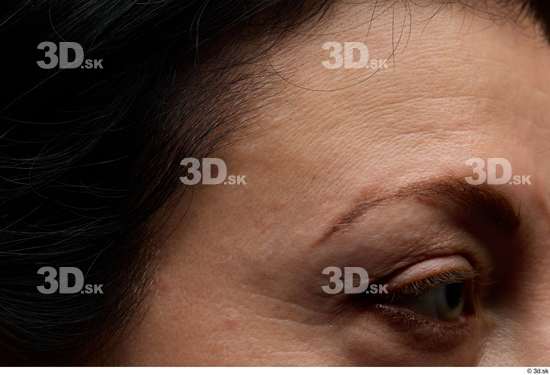 Face Woman White Slim Face Skin Textures