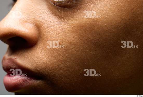 Face Woman Slim Face Skin Textures Hispanic