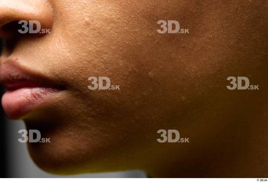 Face Woman Slim Face Skin Textures Hispanic