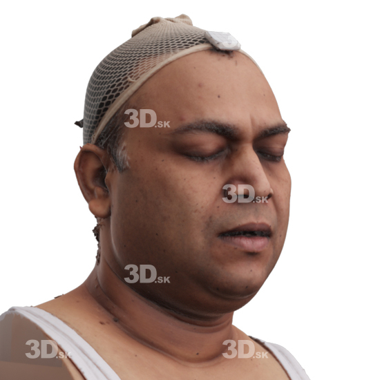 Head Man Chubby 3D Phonemes And Emotions Indian