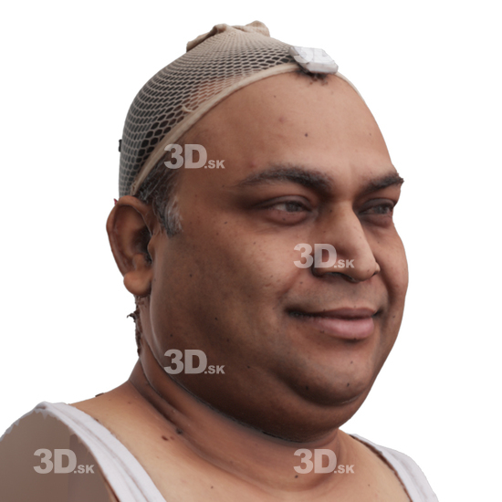 Head Man Chubby 3D Phonemes And Emotions Indian