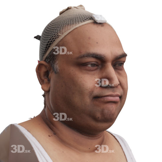 Head Man Chubby 3D Phonemes And Emotions Indian