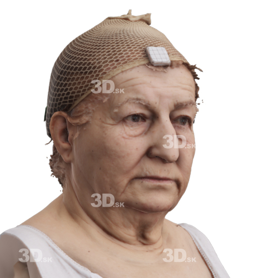 and more Head Woman 3D Phonemes And Emotions Arab