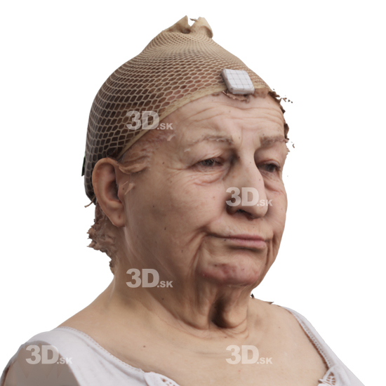 and more Head Woman 3D Phonemes And Emotions Arab