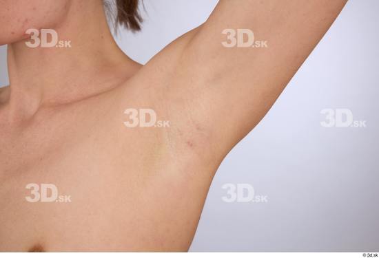 Underarm Woman Slim Studio photo references