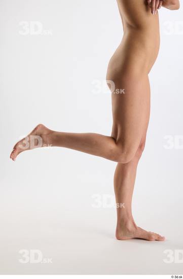 Leg Woman White Nude Slim Studio photo references