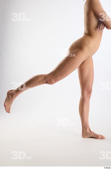 Leg Woman White Nude Slim Studio photo references