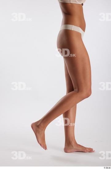 Leg Woman White Underwear Slim Studio photo references