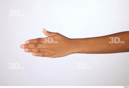 Hand Woman White Black Slim Studio photo references