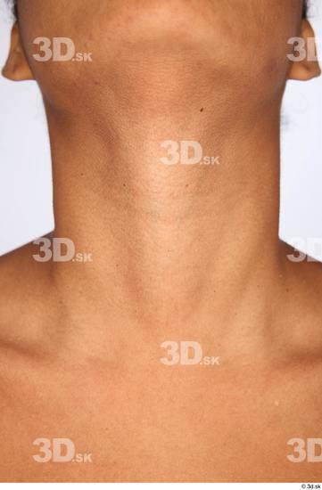 Neck Woman White Black Slim Studio photo references