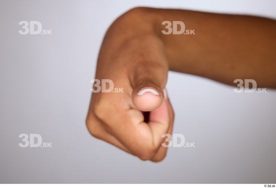 Fingers Woman White Black Slim Studio photo references