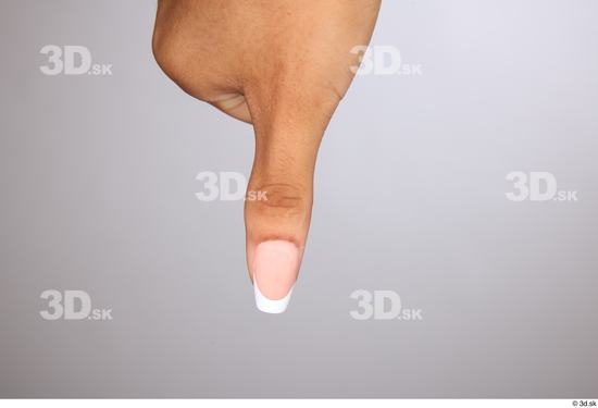 Fingers Woman White Black Slim Studio photo references