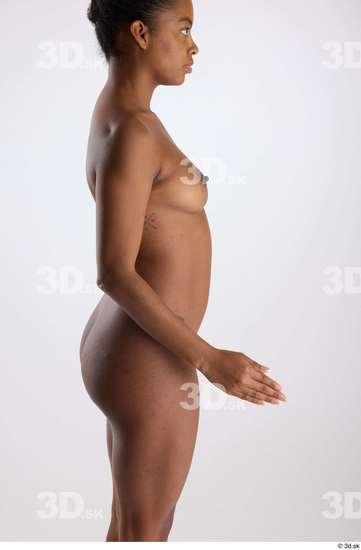 Arm Woman Black Nude Slim Studio photo references