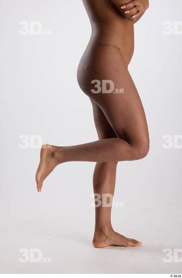 Leg Woman Black Nude Slim Studio photo references