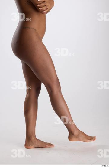 Leg Woman Black Nude Slim Studio photo references