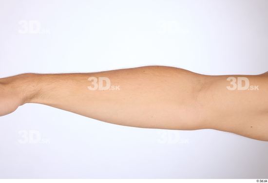 Forearm Man White Slim Studio photo references