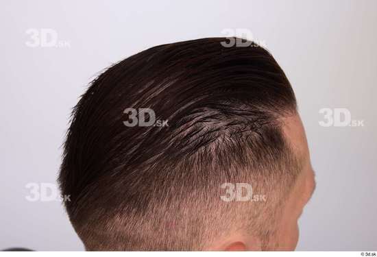 Hair Man White Slim Studio photo references