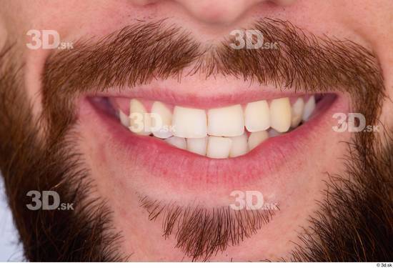 Teeth Man White Slim Studio photo references