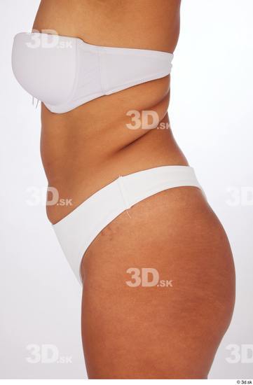 Belly Woman Black Underwear Average Studio photo references