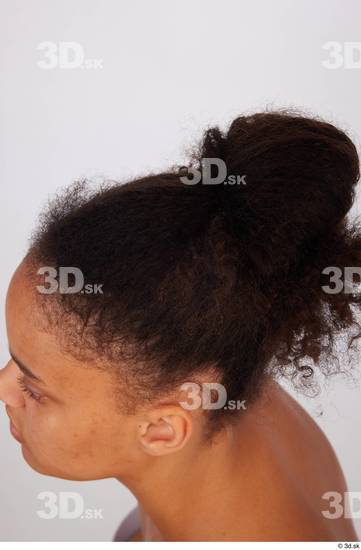 Hair Woman Black Average Studio photo references