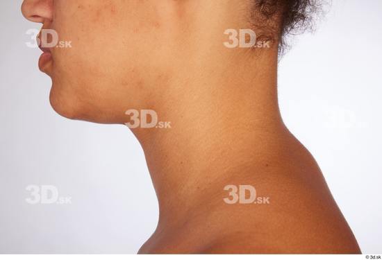 Neck Woman Black Average Studio photo references