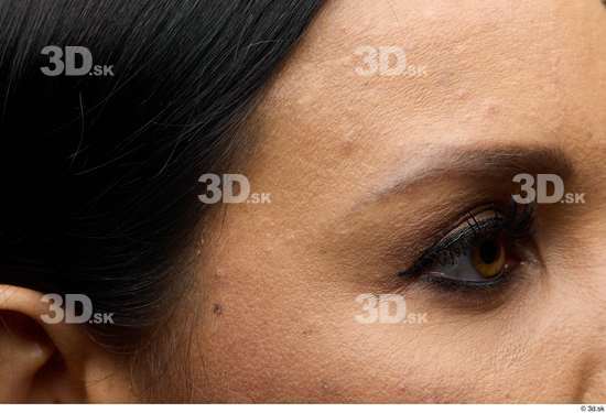 Face Woman White Slim Face Skin Textures