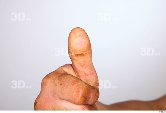 Fingers Man White Muscular Studio photo references