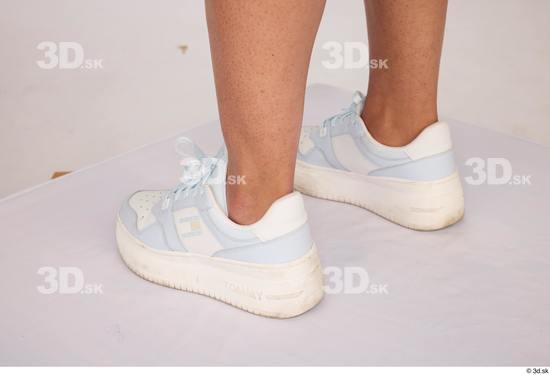 Foot Woman Casual Shoes Slim Studio photo references