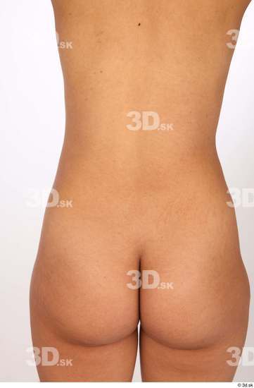 Back Woman Nude Slim Studio photo references